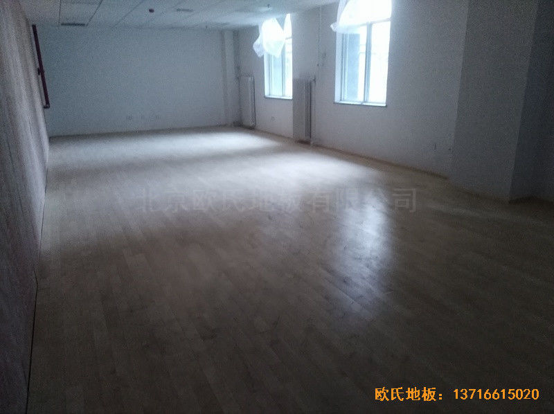 北京朝阳运动馆体育地板铺设案例4