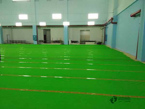 运动木地板施工遇到的趣事