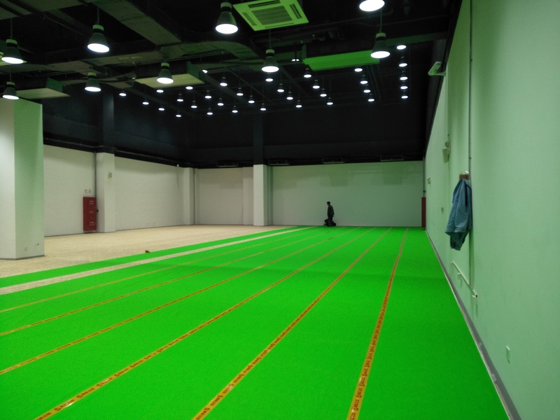 上海铺东区宁桥路669号篮球馆枫桦A级板安装案例4