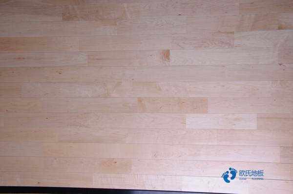 室内体育运动场实木地板实拍图1