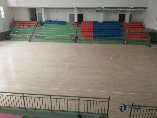 运动木地板施工照片1