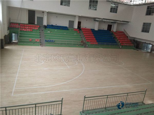 运动木地板施工照片2