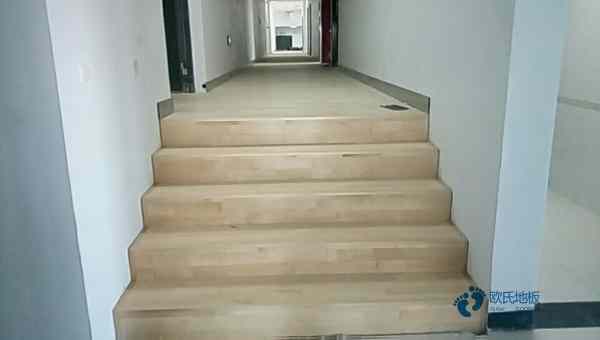 运动木地板施工图片1