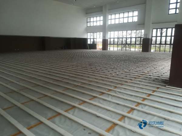 小学篮球运动木地板施工工艺1
