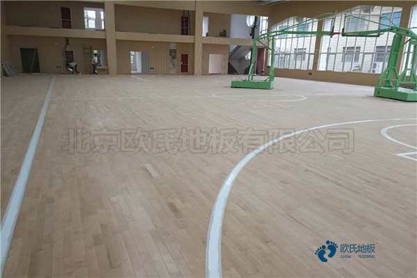 篮球运动实木地板翻新价格2