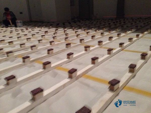 运动木地板施工1