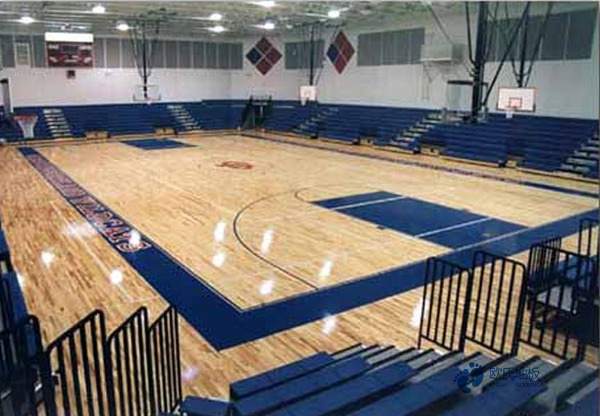 学校篮球场木地板承接2