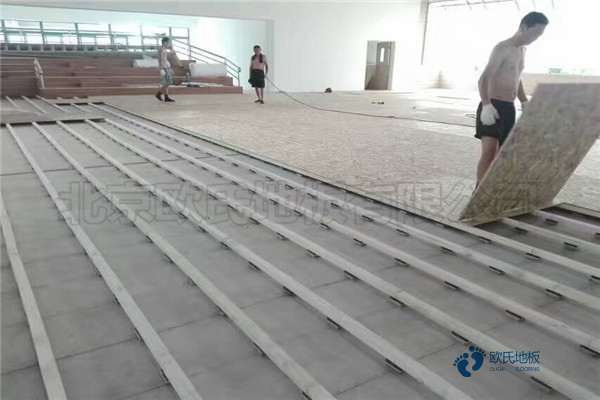 柞木运动篮球木地板报价