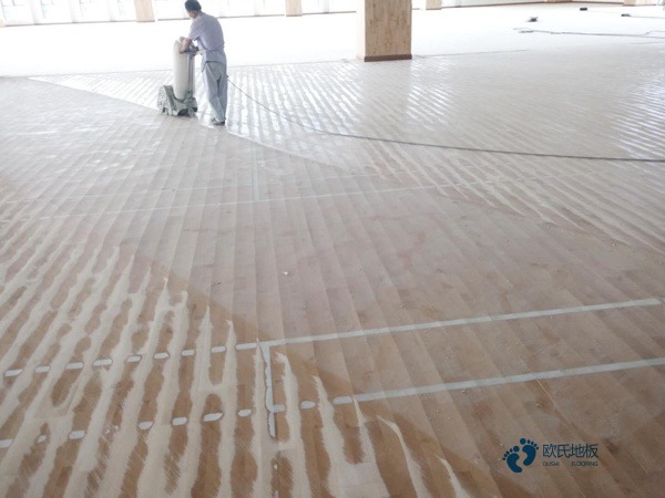 22mm厚运动场地木地板哪个牌子较环保2