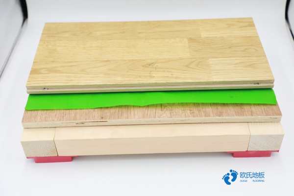 板式龙骨运动篮球木地板报价