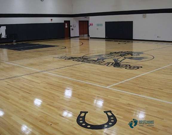 普通运动篮球木地板报价